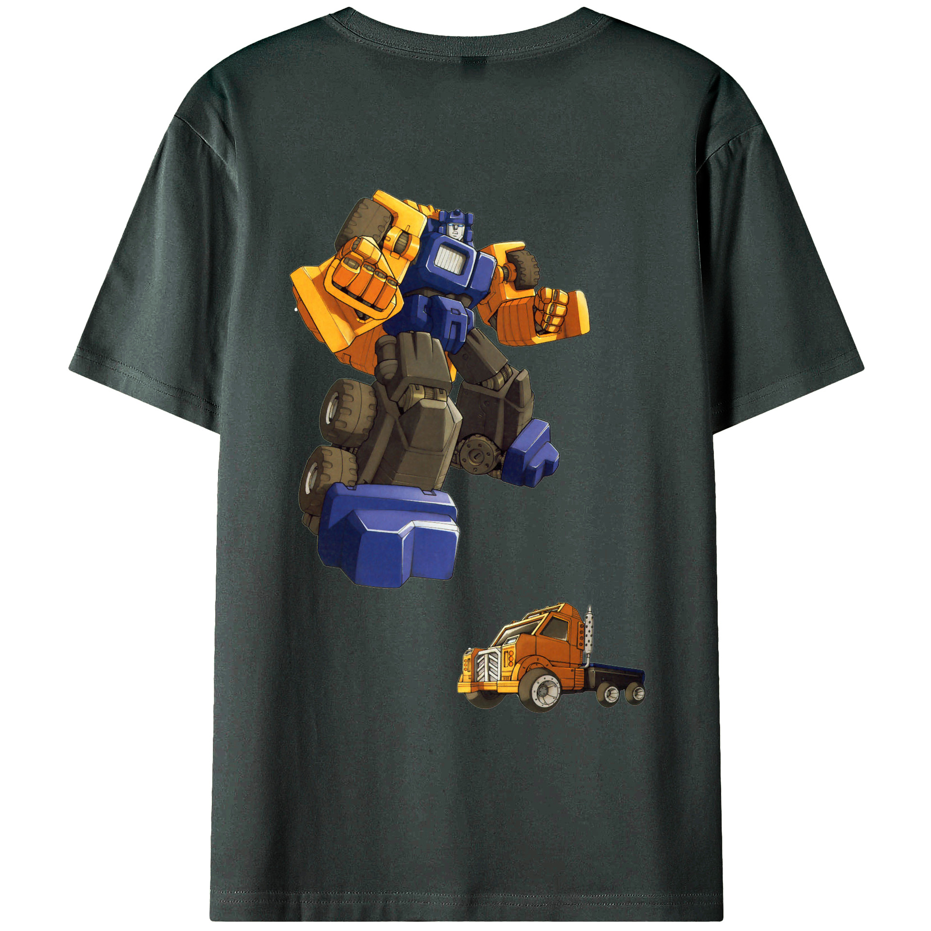 （画像用）  綿100％ メンズ半袖Tシャツ（バックプリント） 通気性